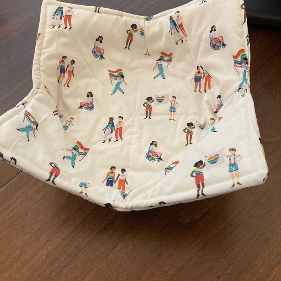 Colorful Pride-Themed Fabric Bowl - Picture 1 of 4